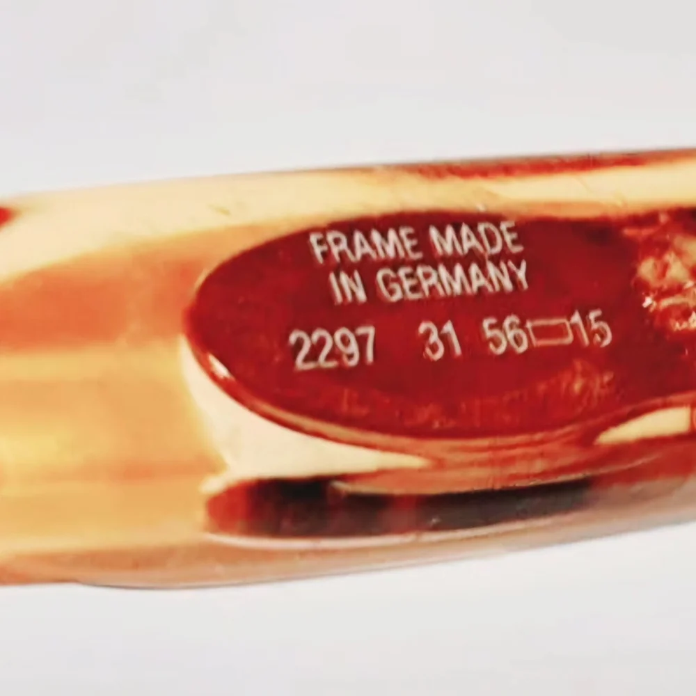 Christian Dior Optyl vintage 80's Frame RARE Amber made in Germany. - Picture 5 of 10